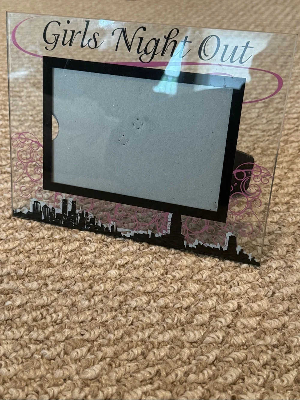 Girls Night Out Decorative Photo Frame - Pink and Black